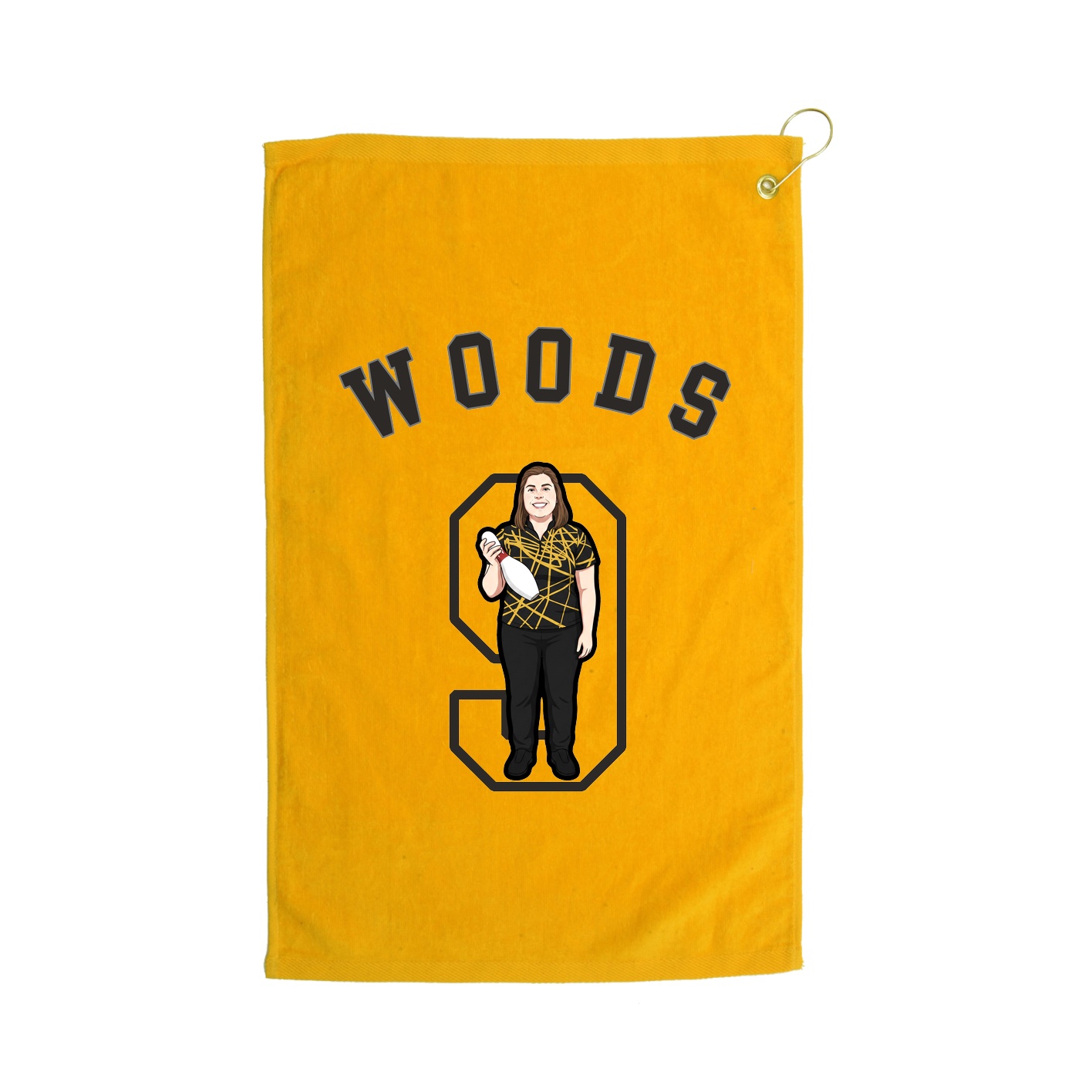 Golf Towel — Shirsey Arch in Gold