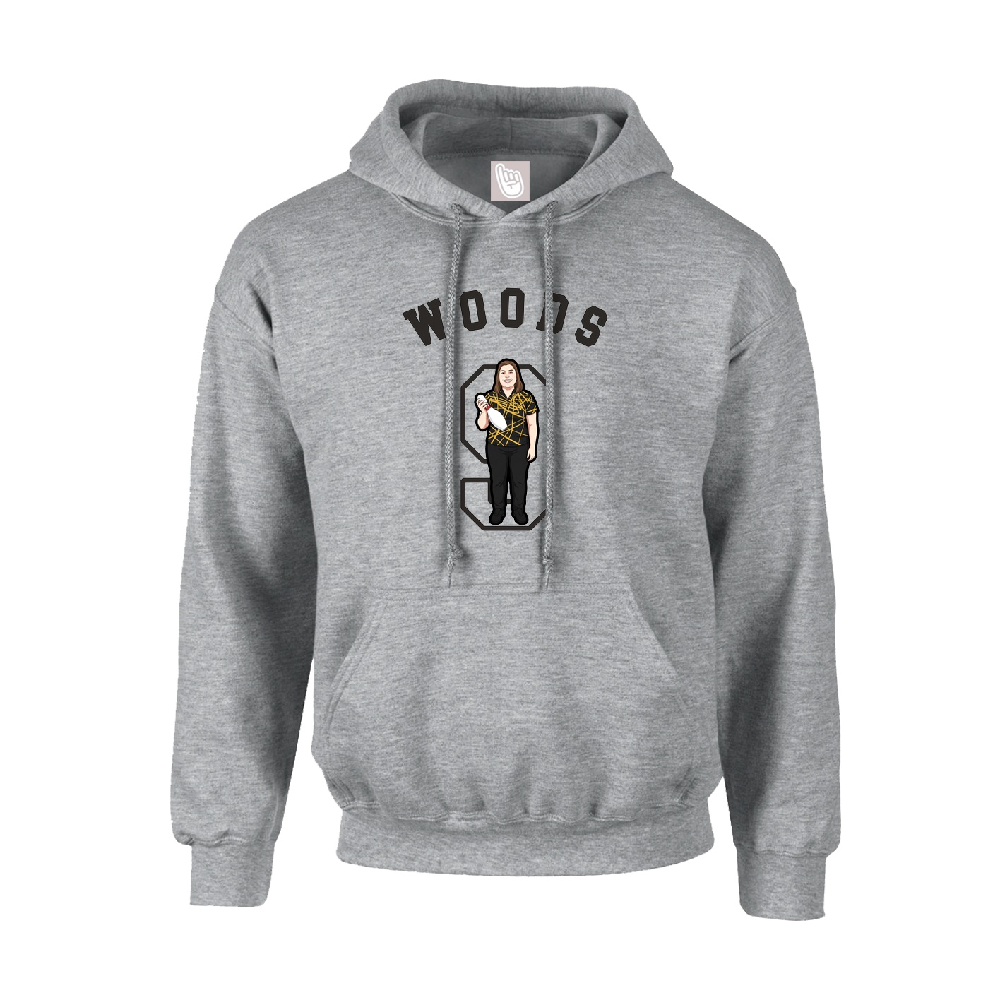 Youth Hoodie — Shirsey Arch in Grey