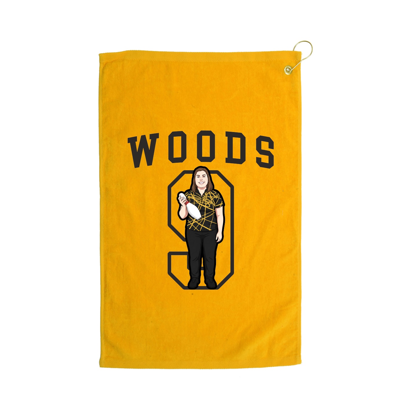 Golf Towel — Shirsey in Gold
