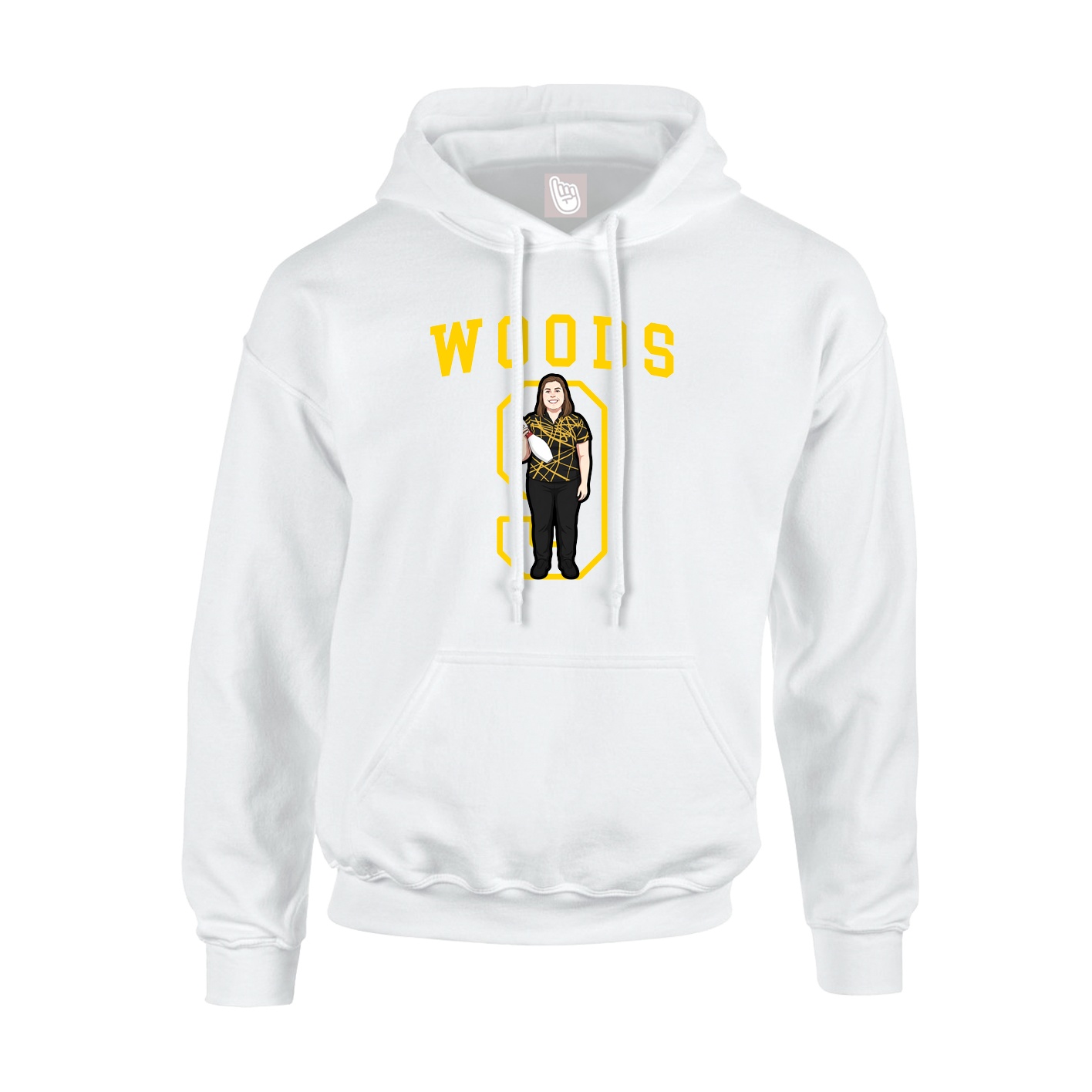 Youth Hoodie — Shirsey in White