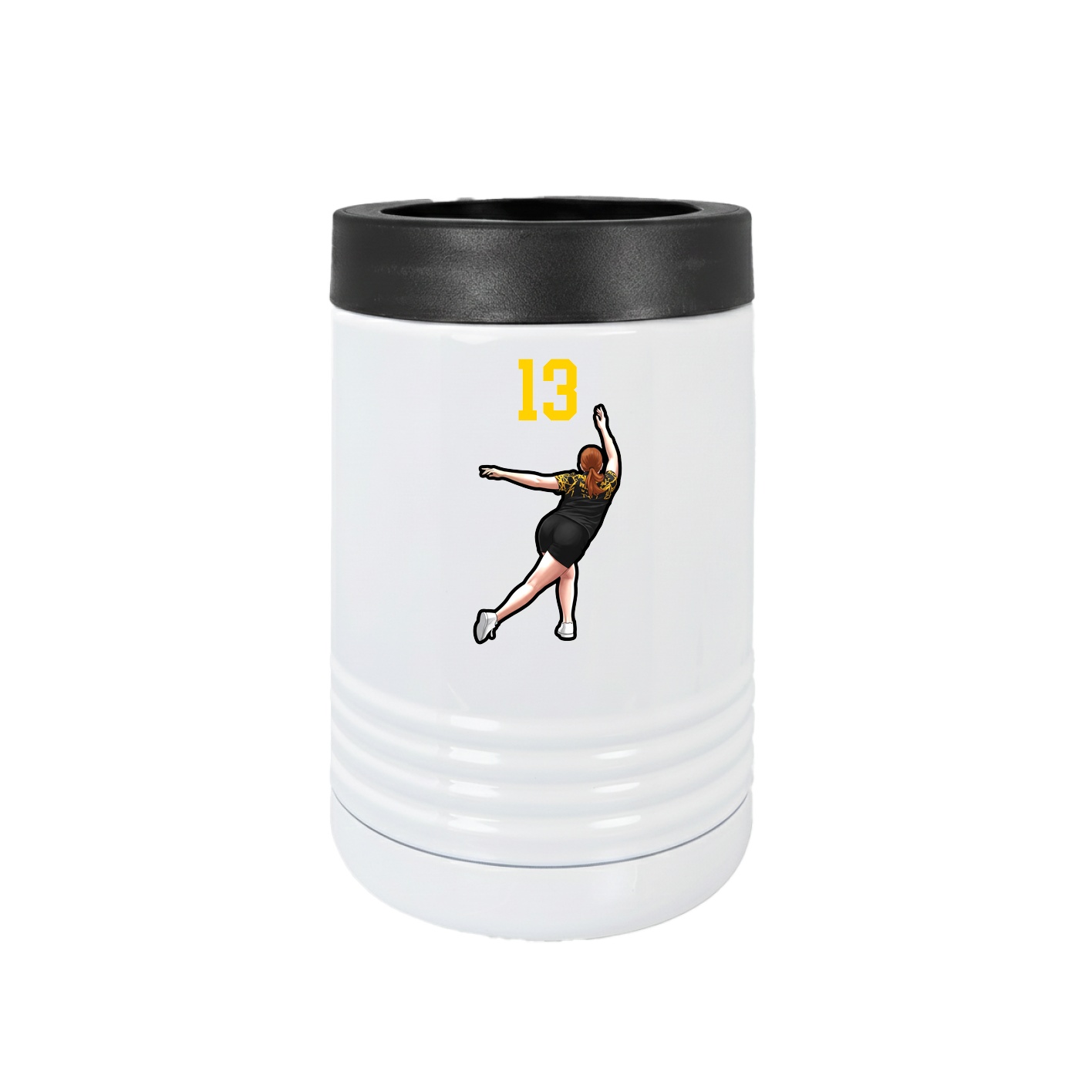 Beverage Holder — Number Top in White