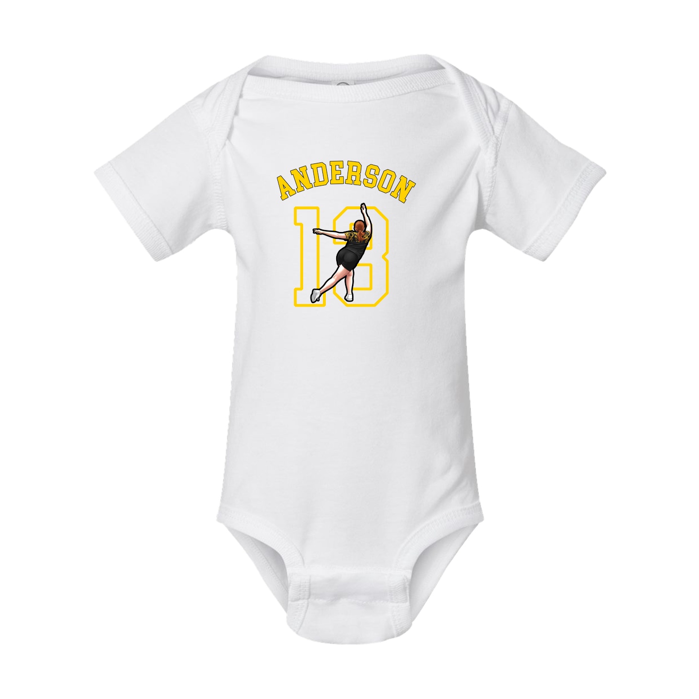 Baby Onesie — Shirsey Arch in White
