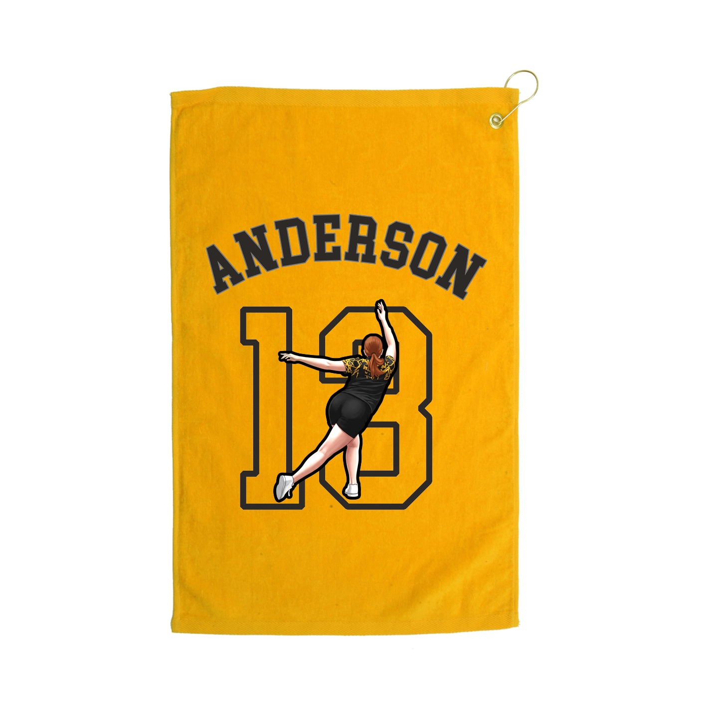 Golf Towel — Shirsey Arch in Gold