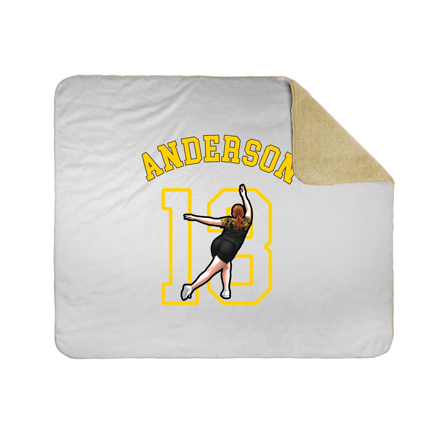 Throw Blanket — Shirsey Arch in White