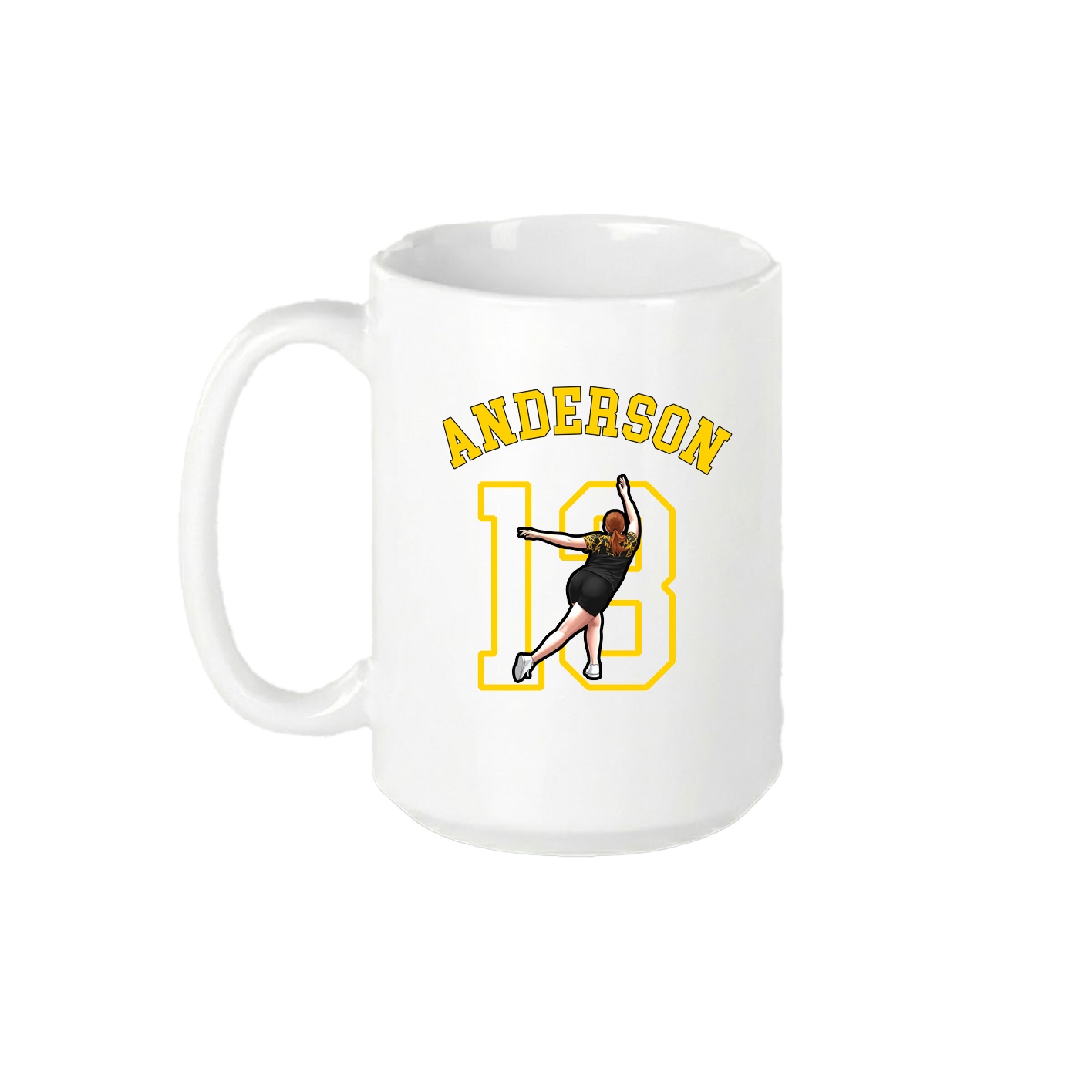15oz Coffee Mug — Shirsey Arch in White