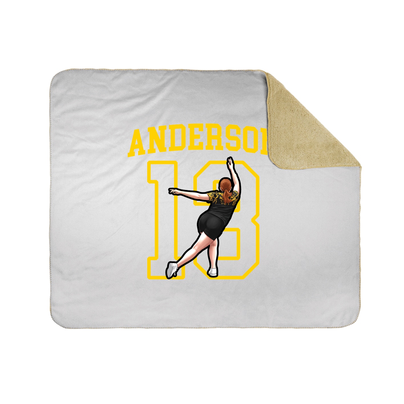 Throw Blanket — Shirsey in White