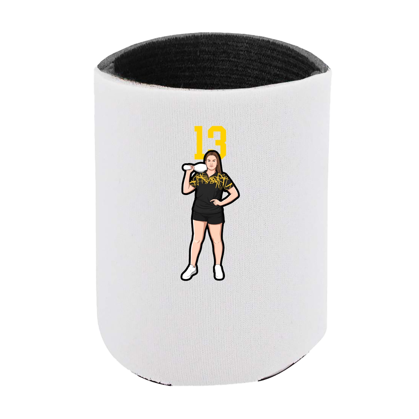 Can Holder — Number Top in White