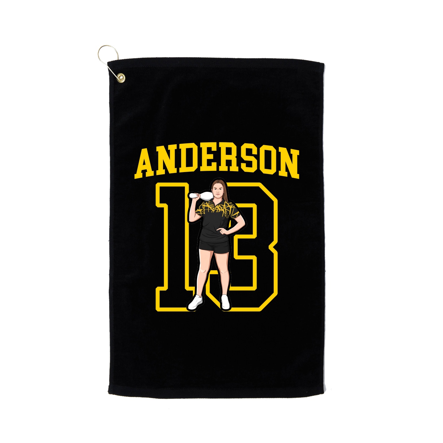 Golf Towel — Shirsey in Black