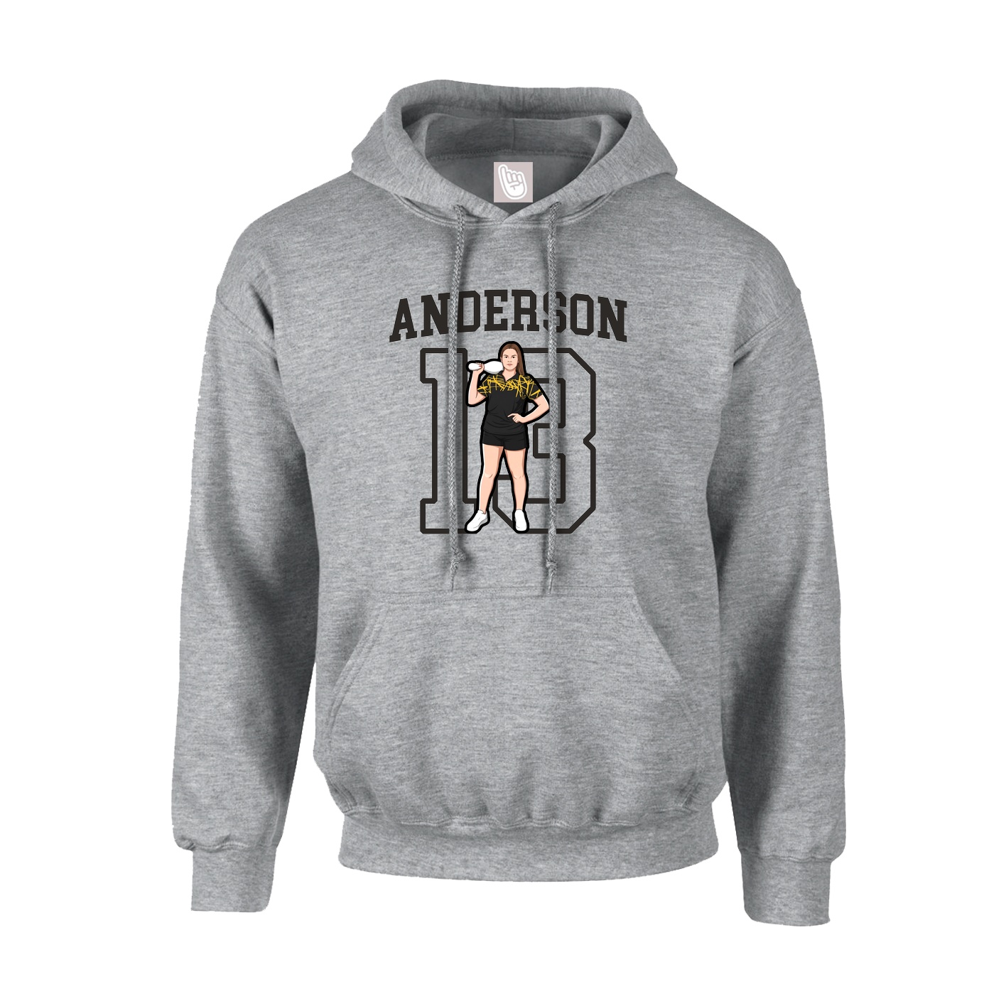 Hoodie — Shirsey in Grey