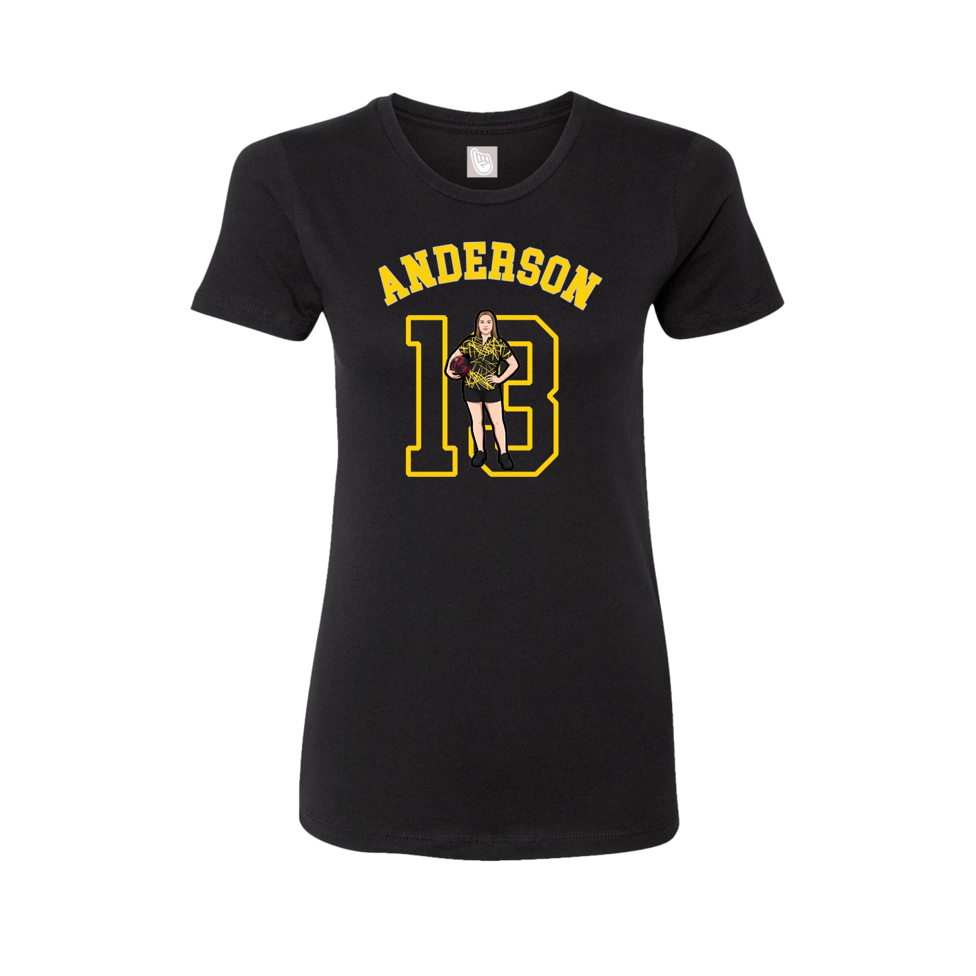 Womens Tee — Shirsey Arch in Black