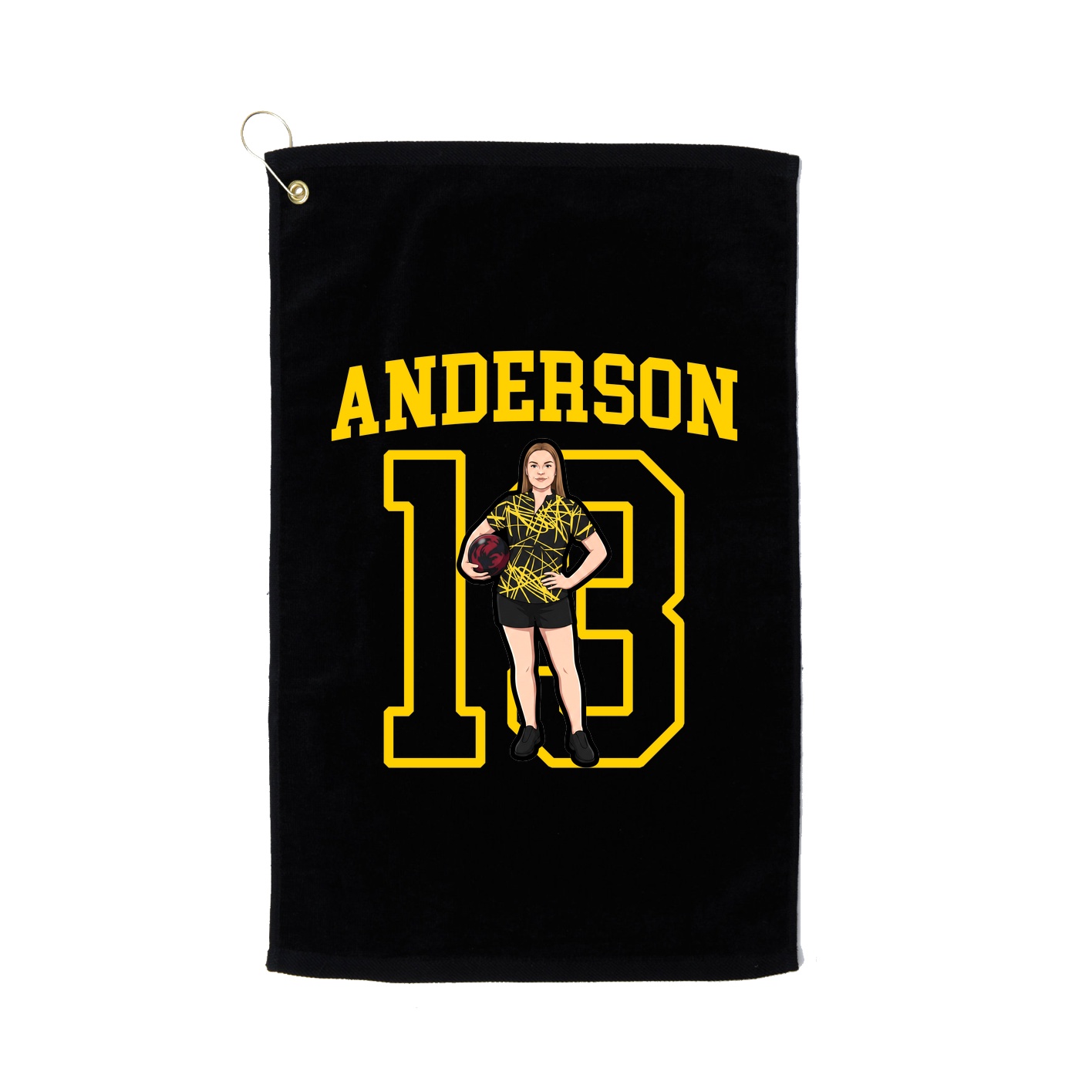Golf Towel — Shirsey in Black