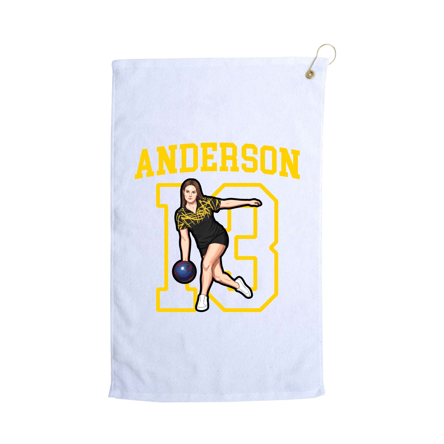 Golf Towel — Shirsey in White