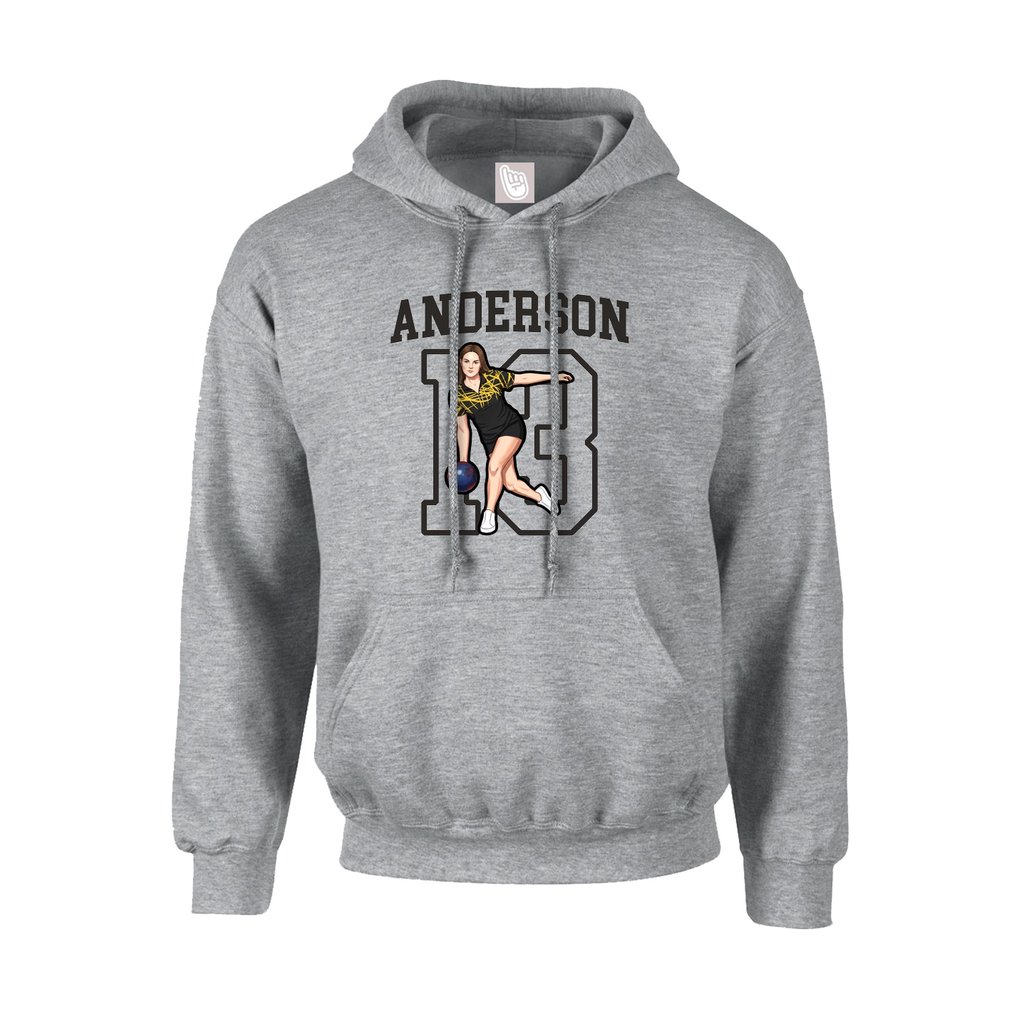 Hoodie — Shirsey in Grey