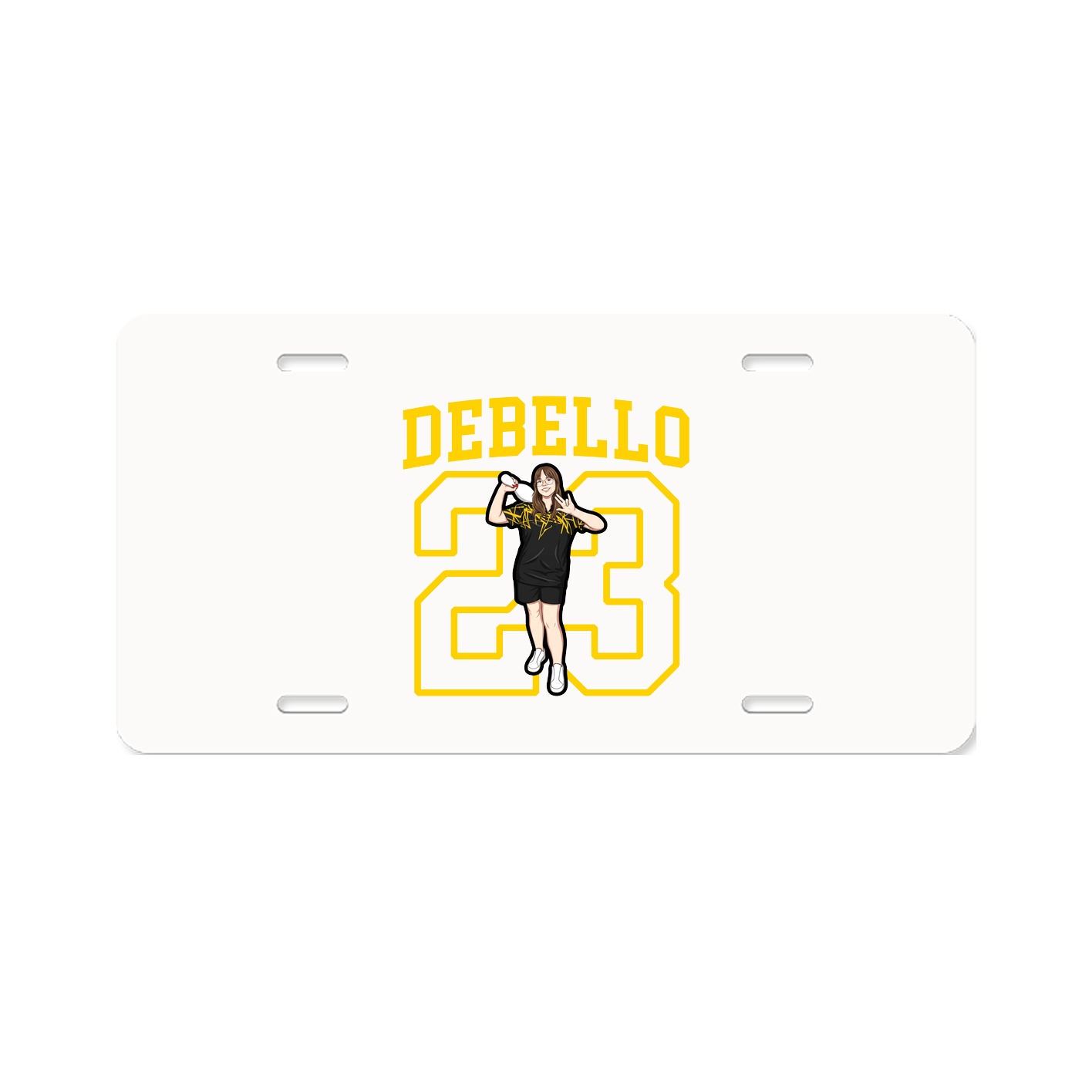 License Plate — Shirsey in Classic
