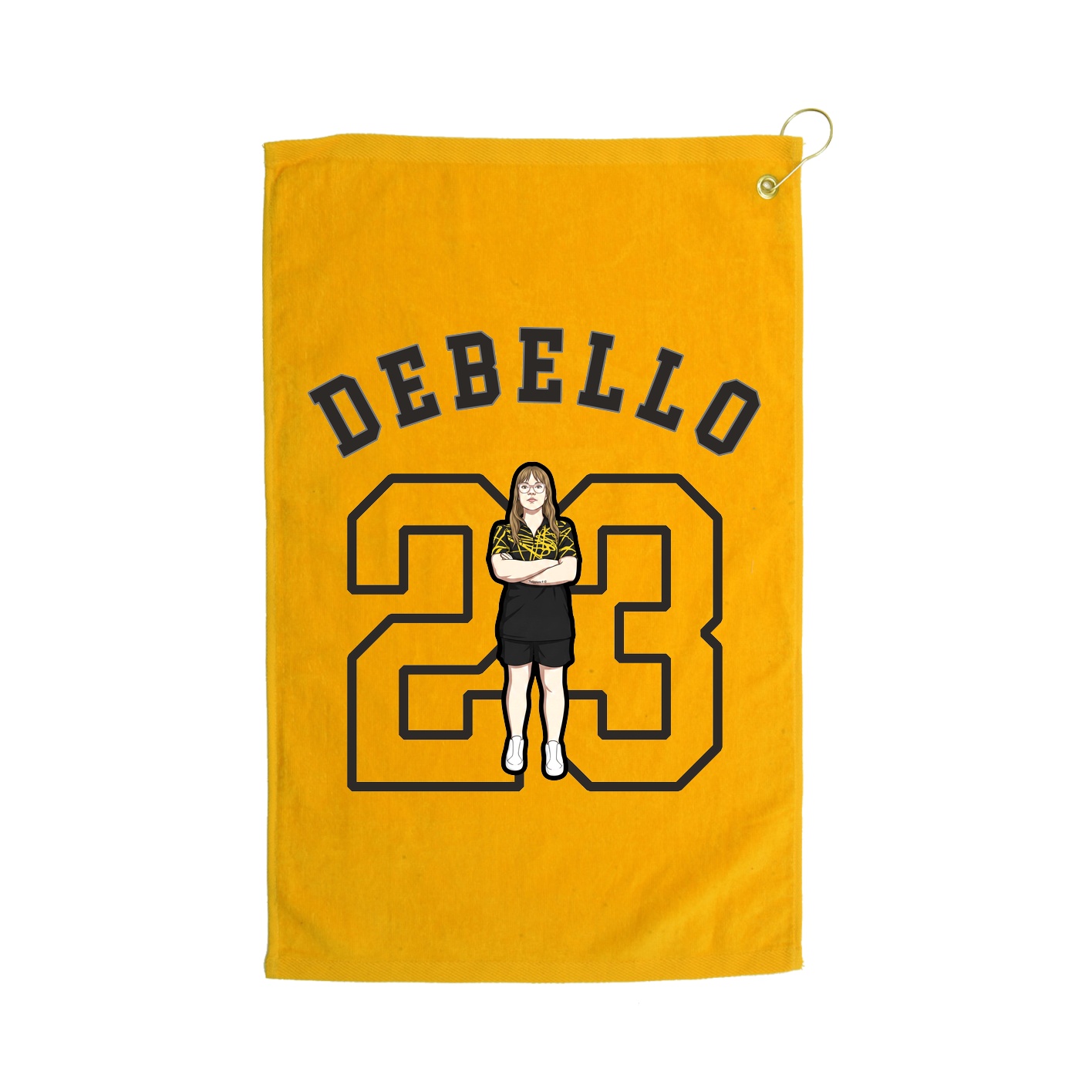 Golf Towel — Shirsey Arch in Gold