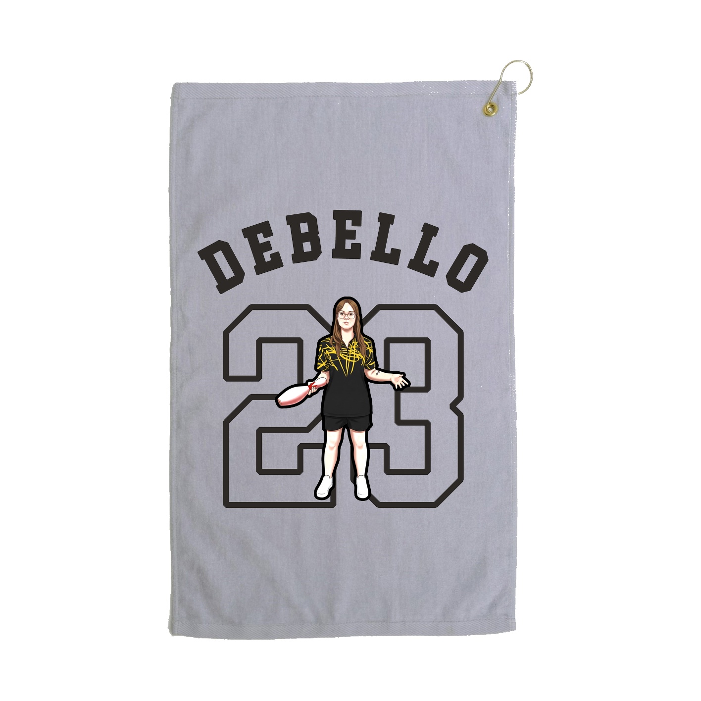 Golf Towel — Shirsey Arch in Grey