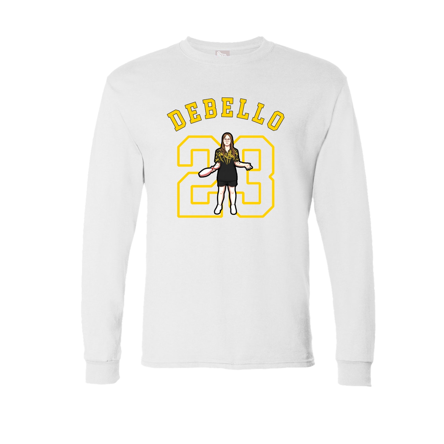 Long Sleeve Tee — Shirsey Arch in White