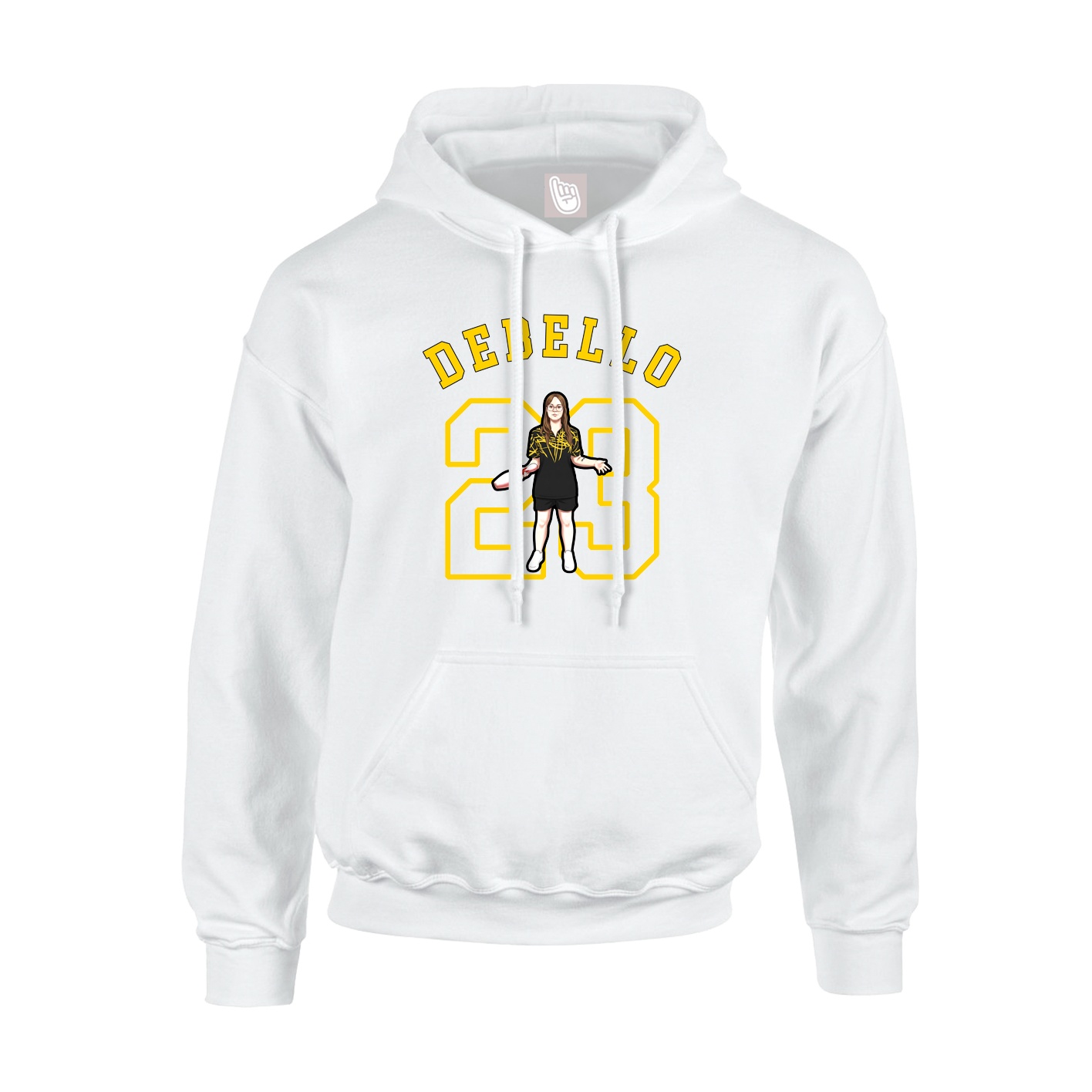 Youth Hoodie — Shirsey Arch in White