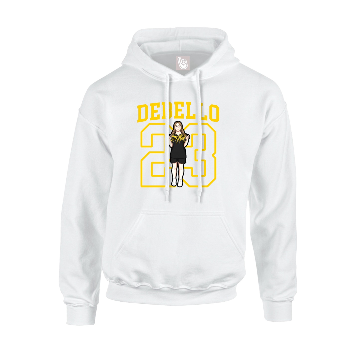 Hoodie — Shirsey in White