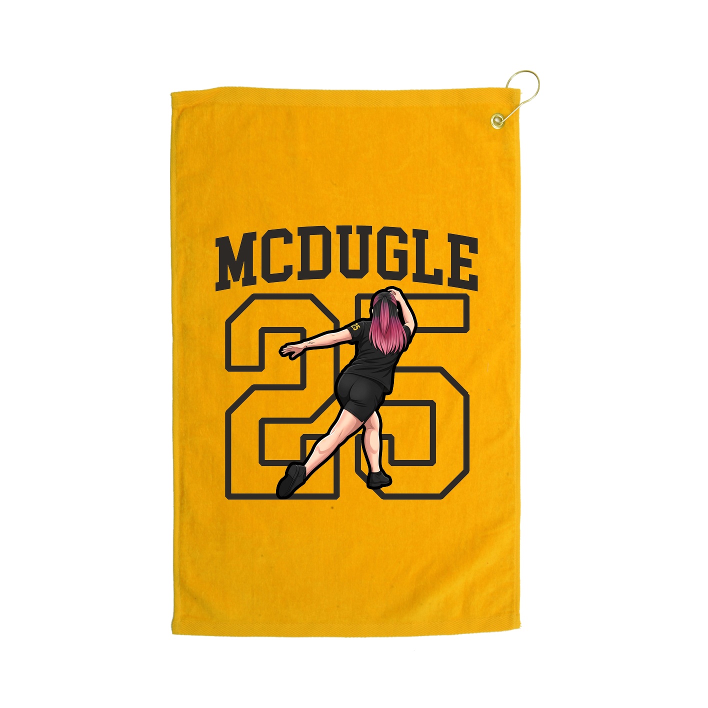 Golf Towel — Shirsey in Gold