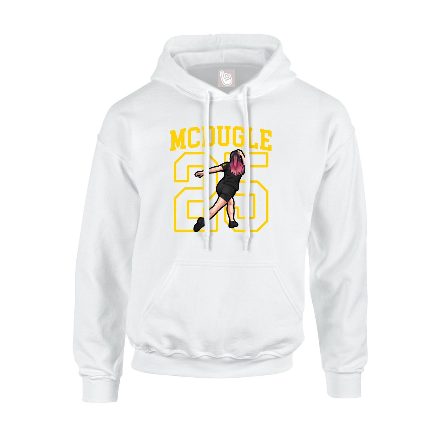 Hoodie — Shirsey in White