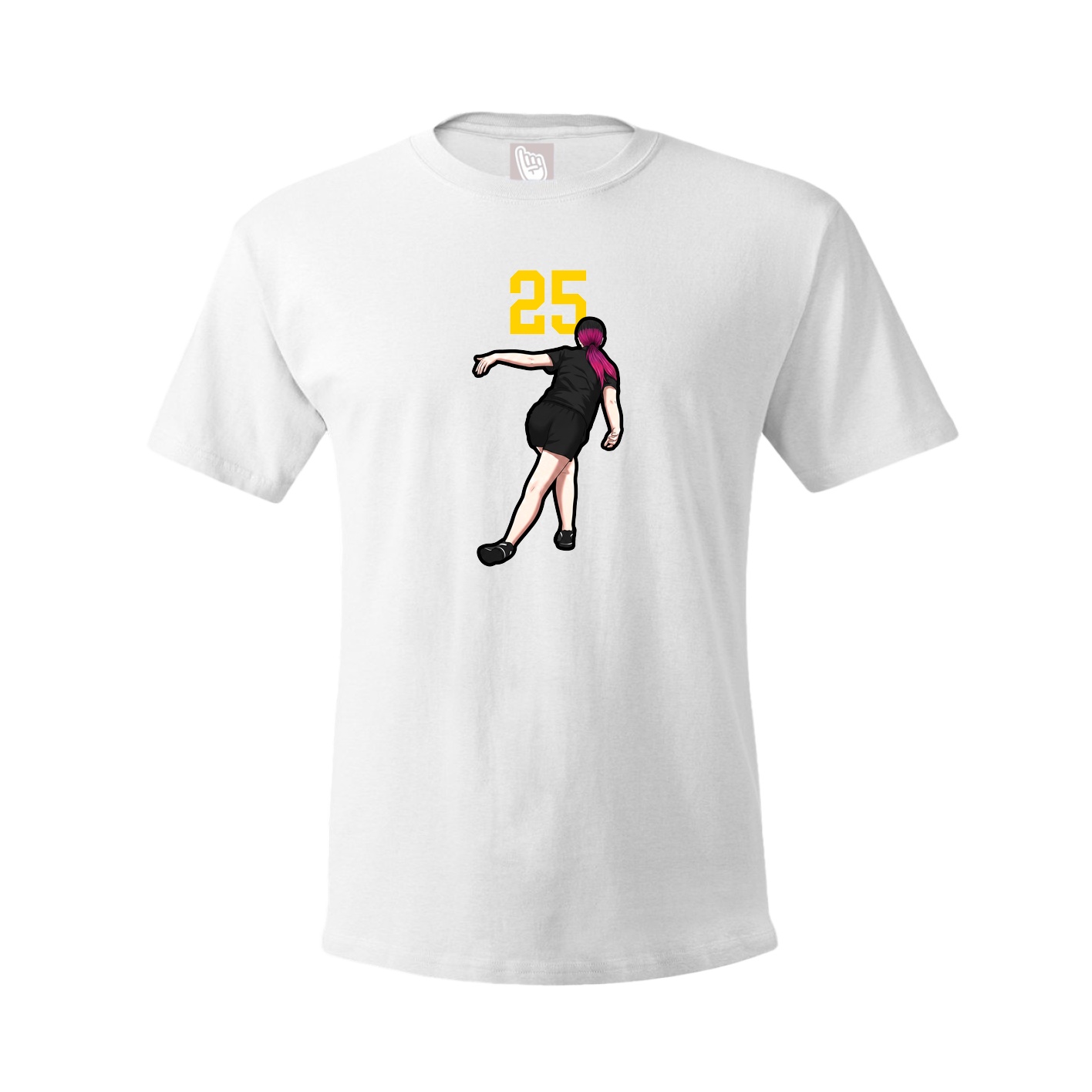 Tee — Number Top in White