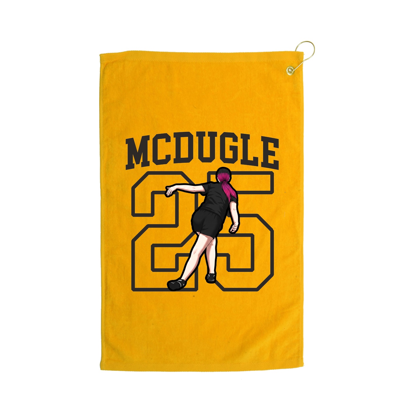 Golf Towel — Shirsey in Gold