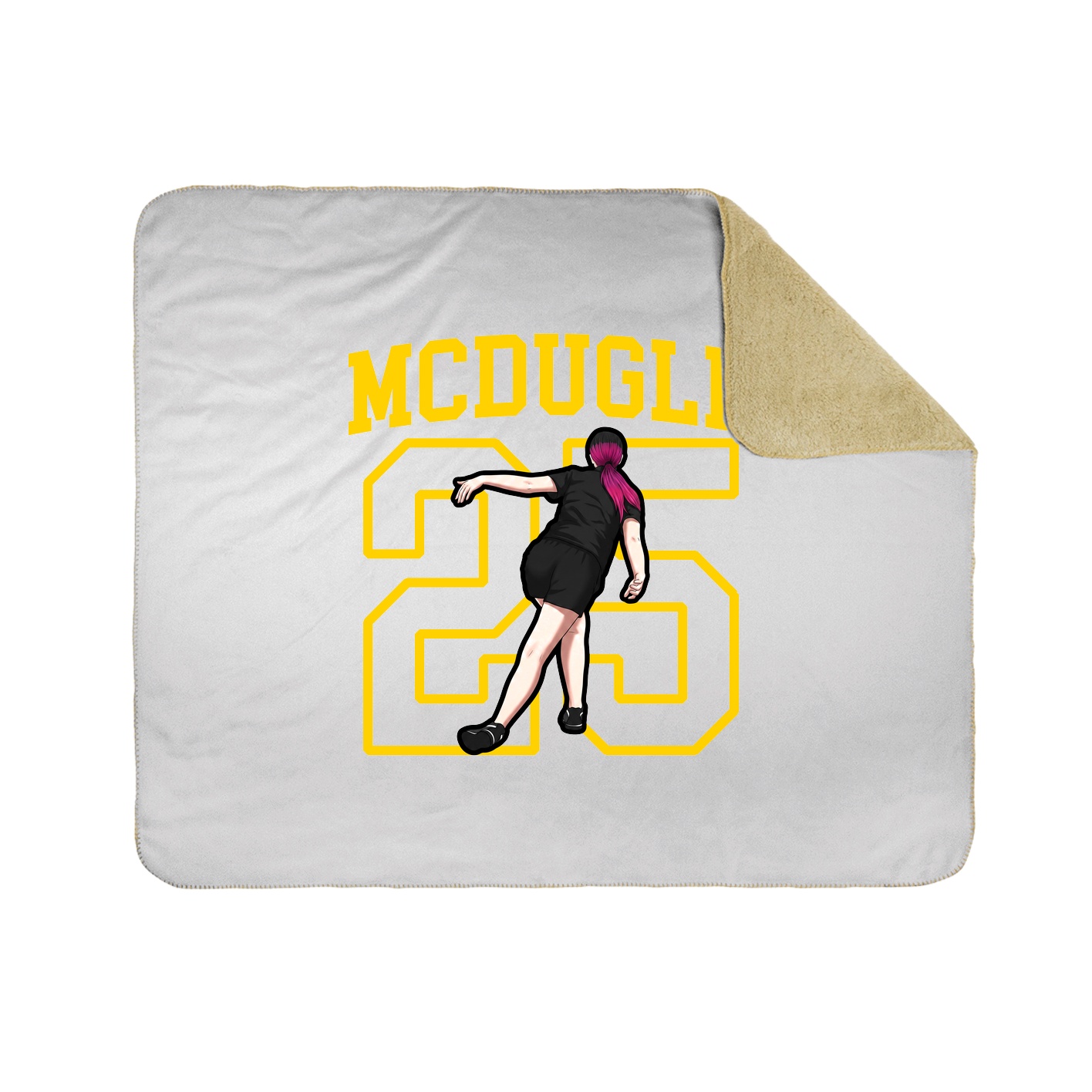 Throw Blanket — Shirsey in White