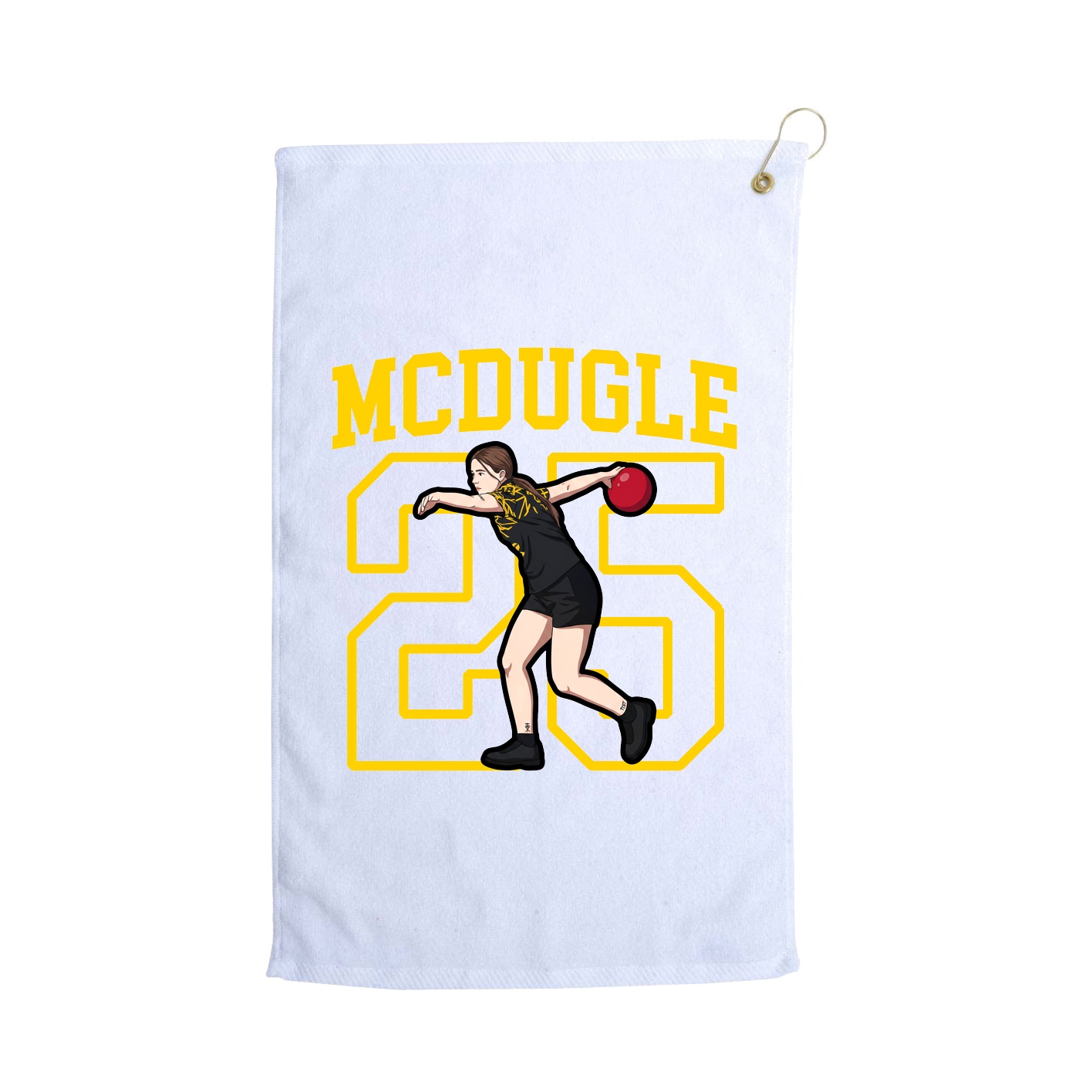 Golf Towel — Shirsey in White