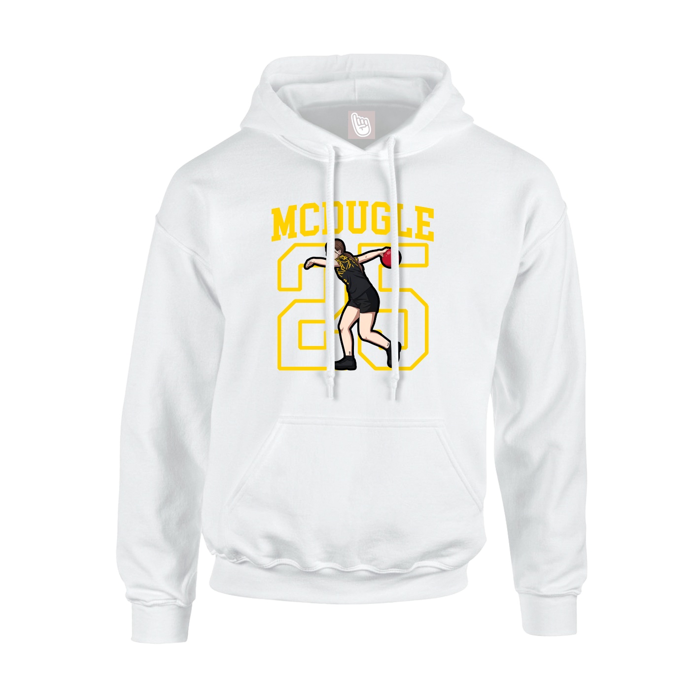 Hoodie — Shirsey in White