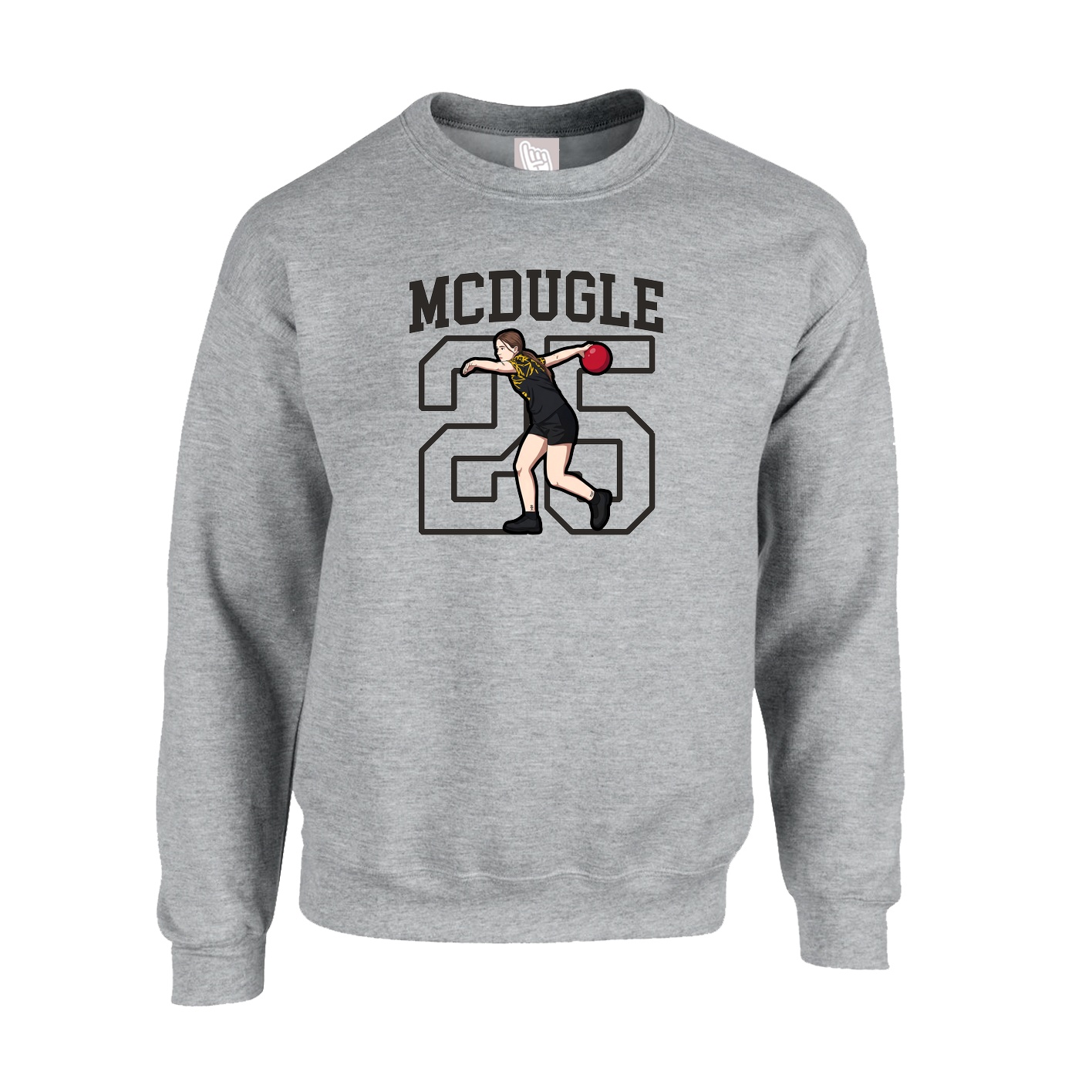 Fleece Crew — Shirsey in Grey