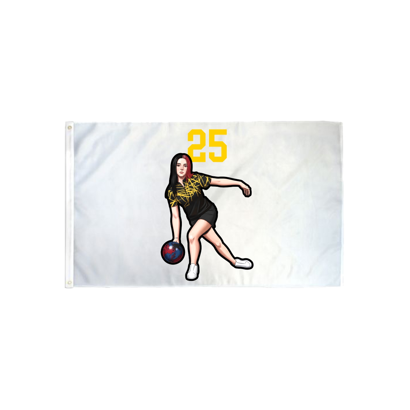 3x5 Flag — Number Top in Classic