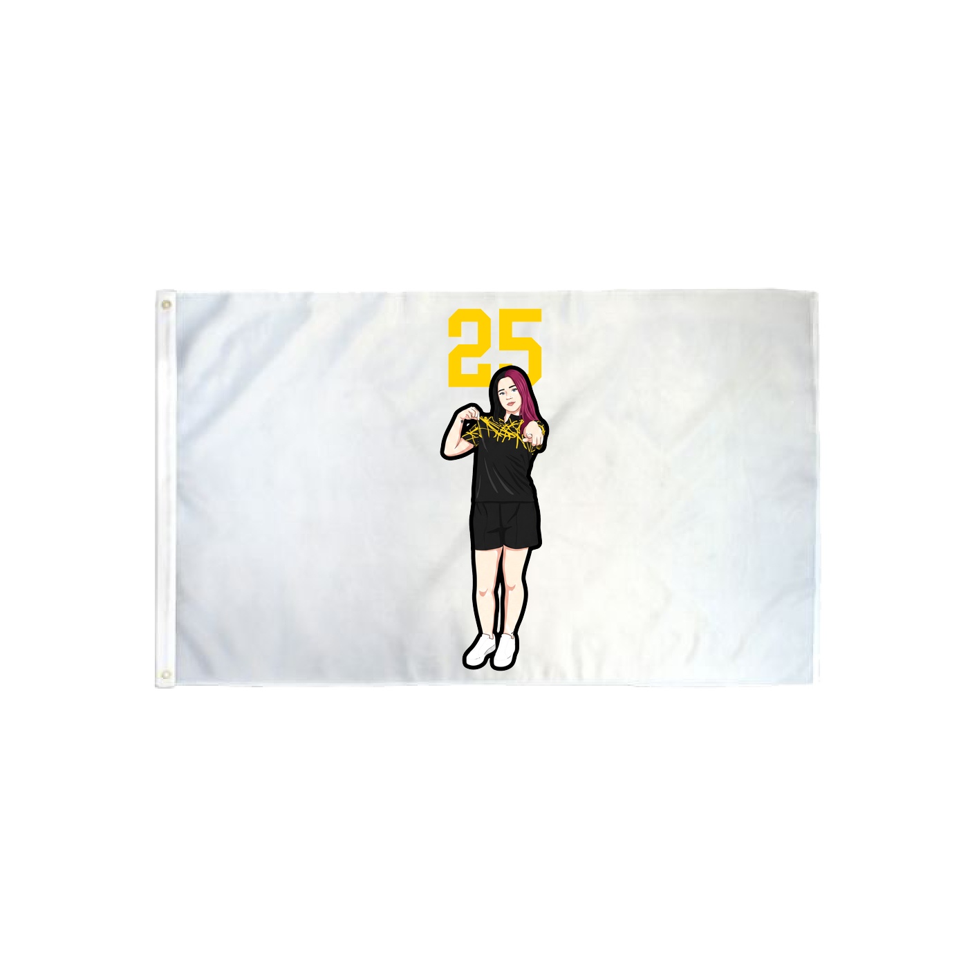 3x5 Flag — Number Top in Classic