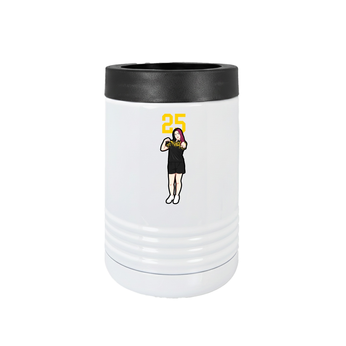 Beverage Holder — Number Top in White