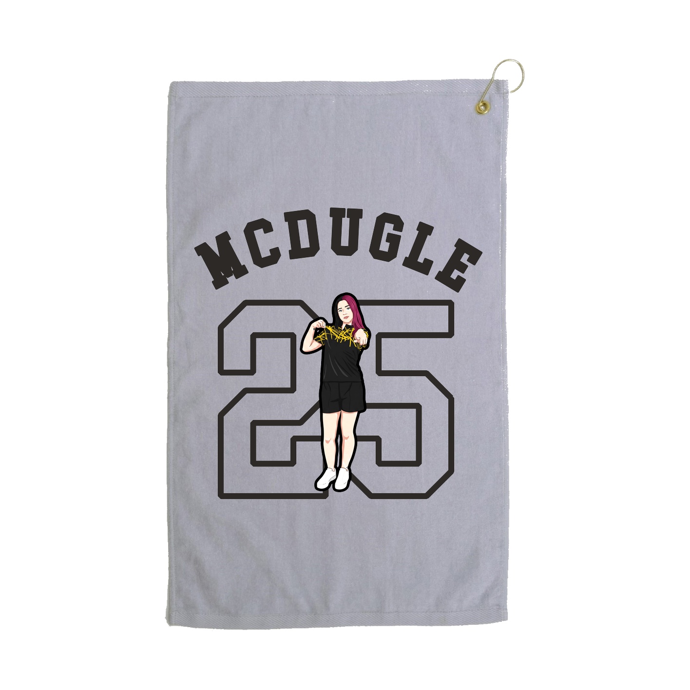 Golf Towel — Shirsey Arch in Grey