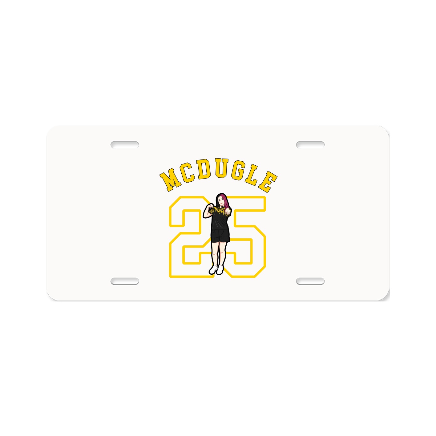 License Plate — Shirsey Arch in Classic