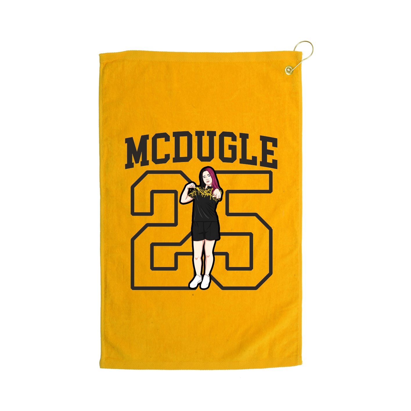 Golf Towel — Shirsey in Gold