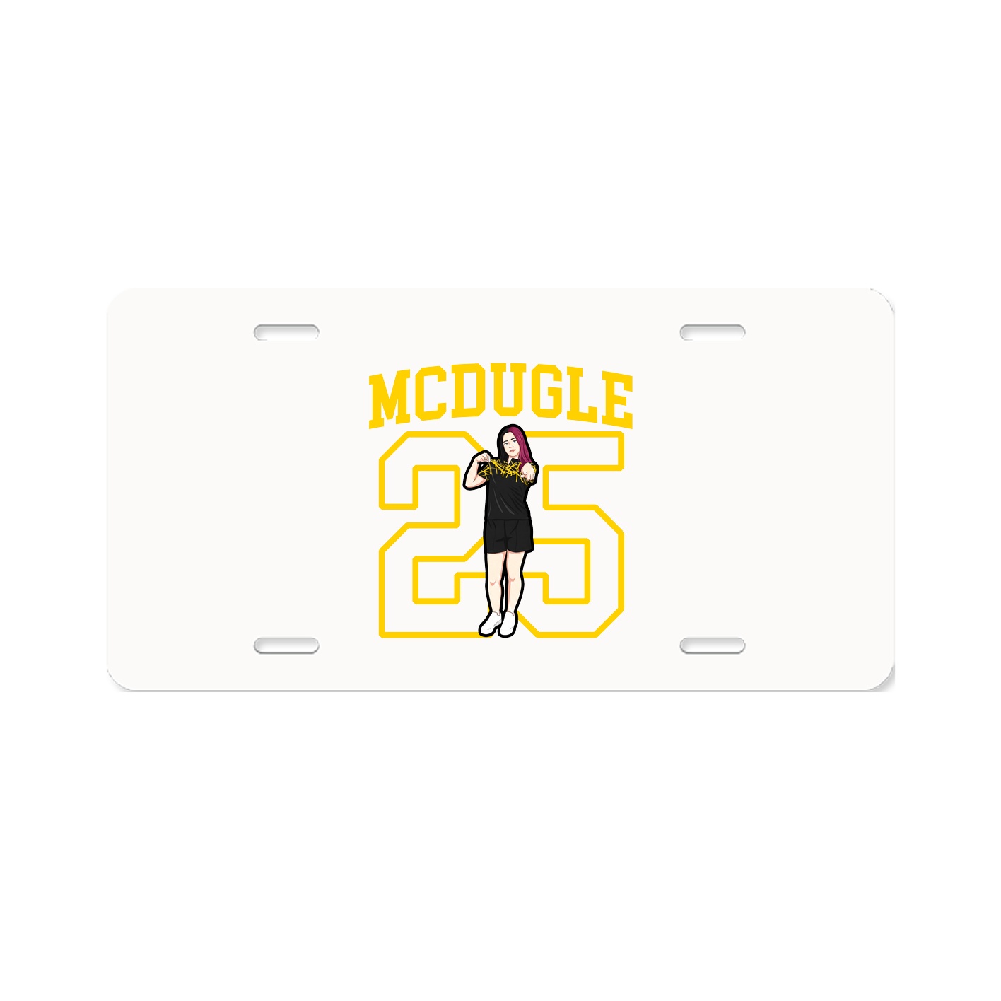 Aluminum License Plate