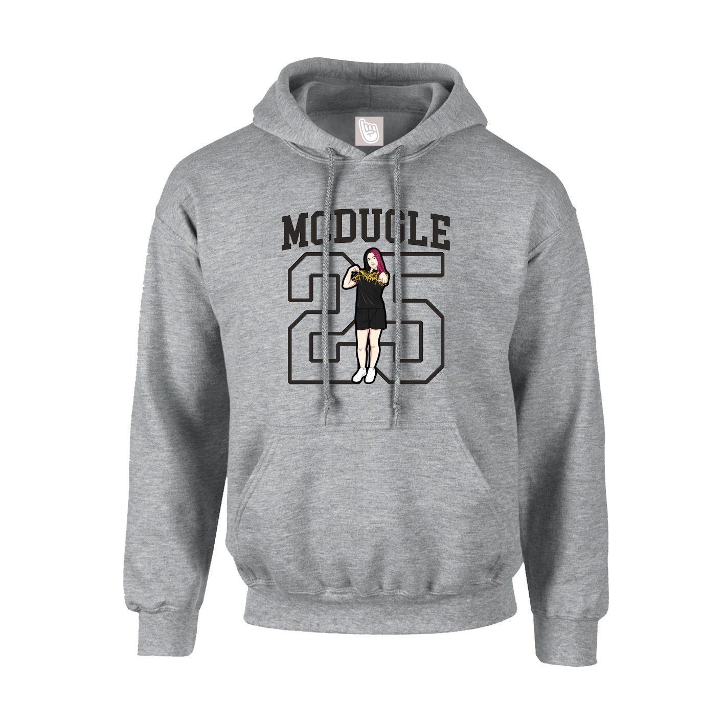 Hoodie — Shirsey in Grey