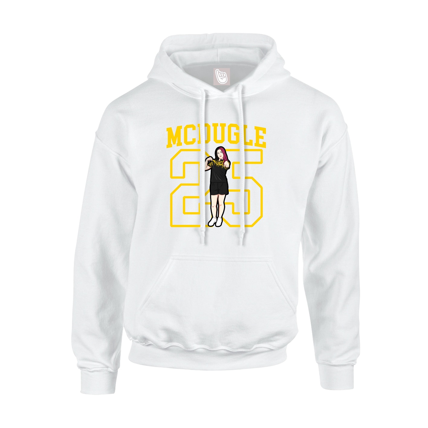 Youth Hoodie — Shirsey in White