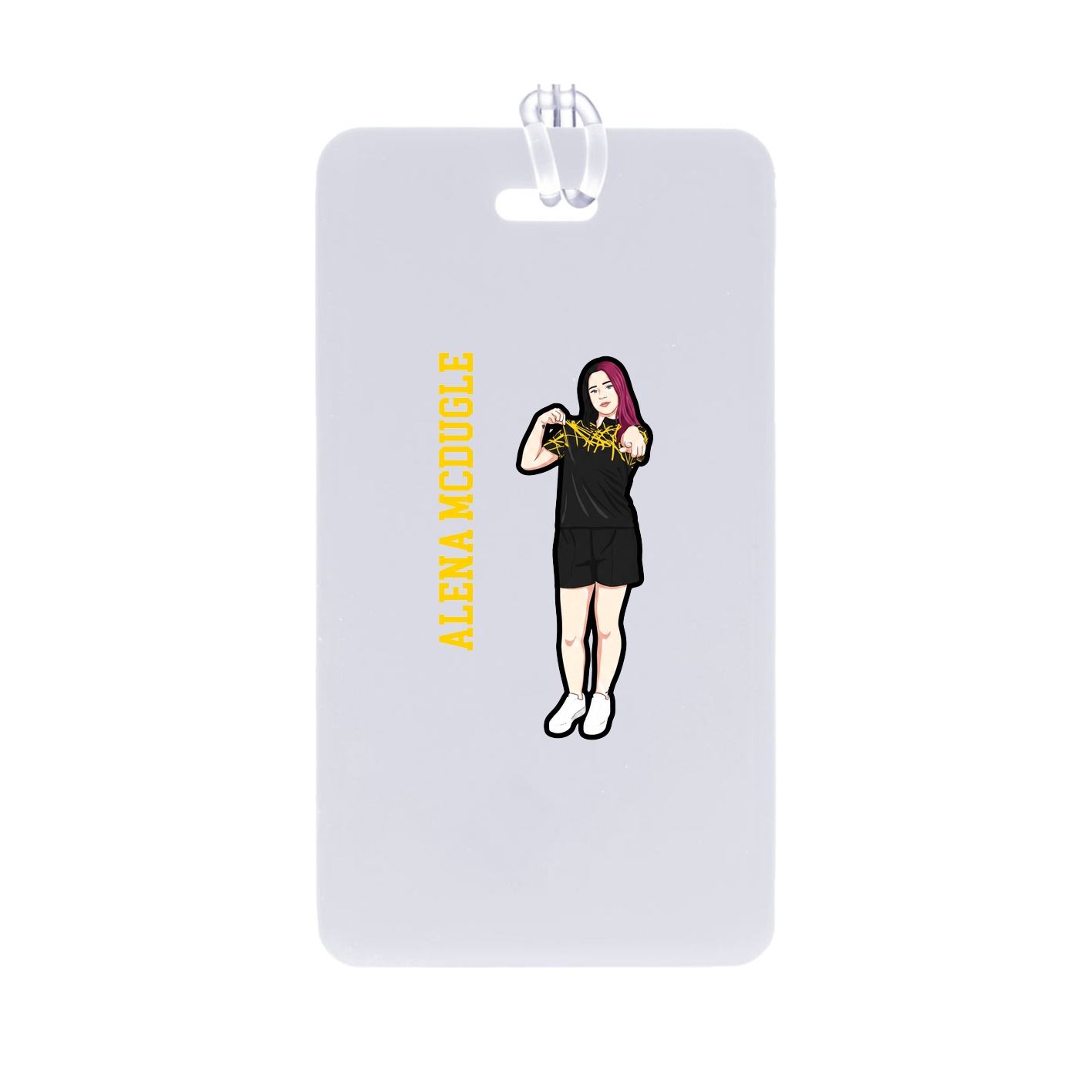 Bag Tag — Name Vertical in Classic