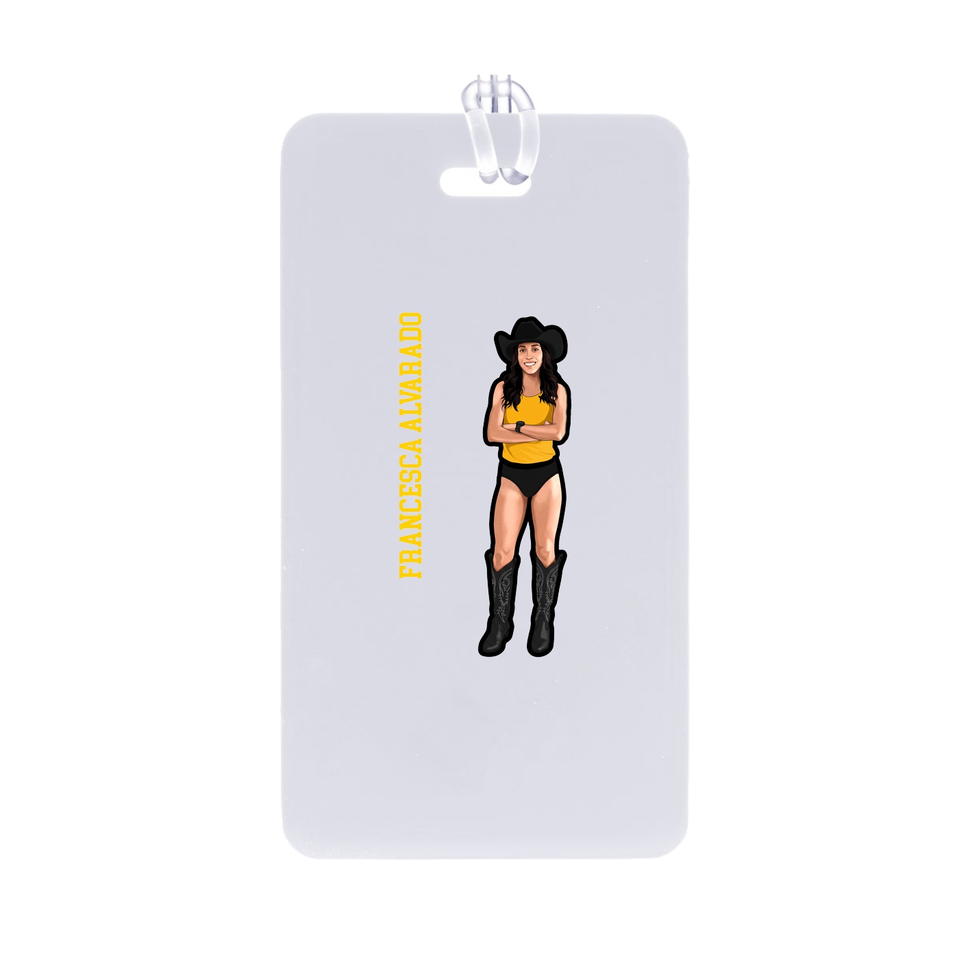 Bag Tag — Name Vertical in Classic