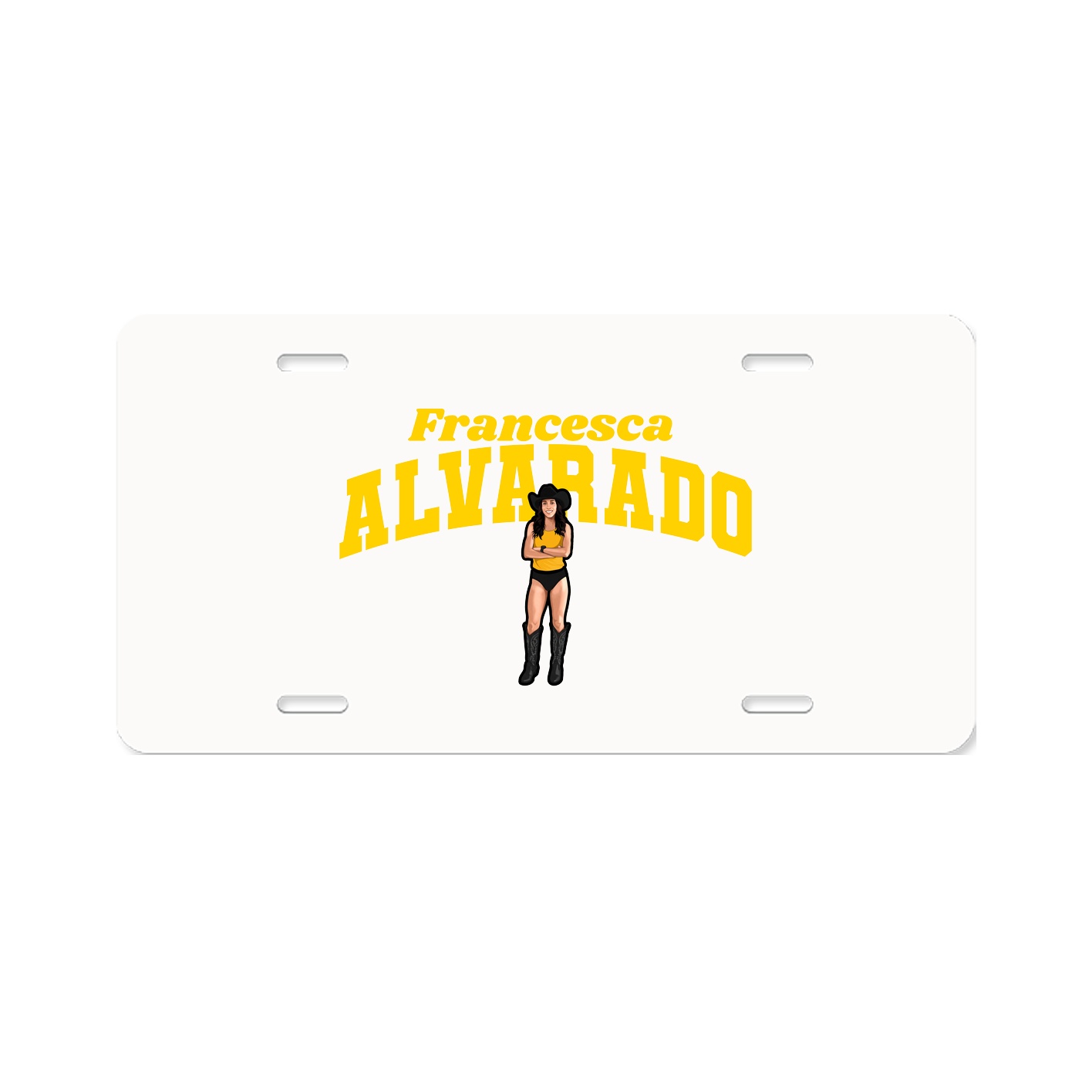 License Plate — Signature Arch in Classic