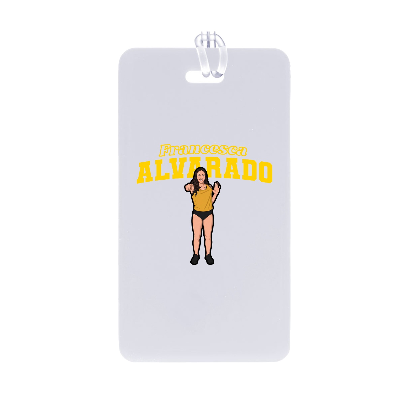 Bag Tag — Name Arch in Classic