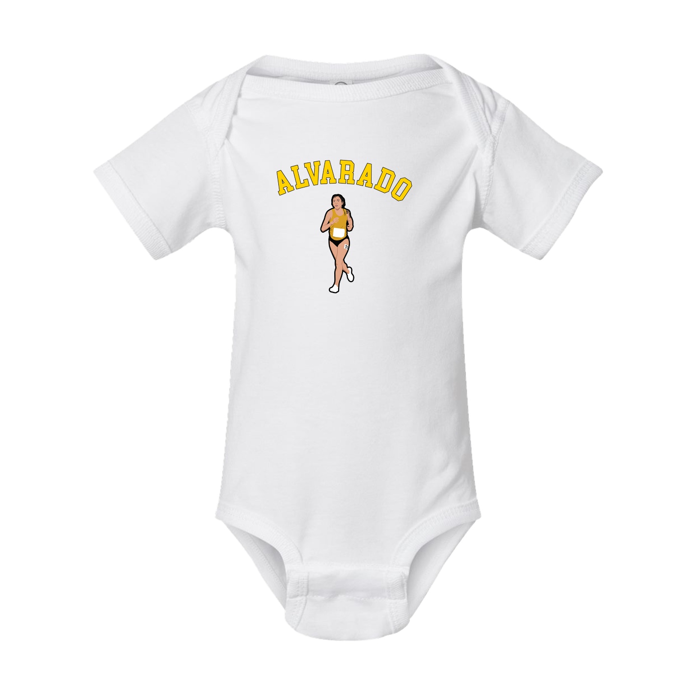 Baby Onesie — Shirsey Arch in White