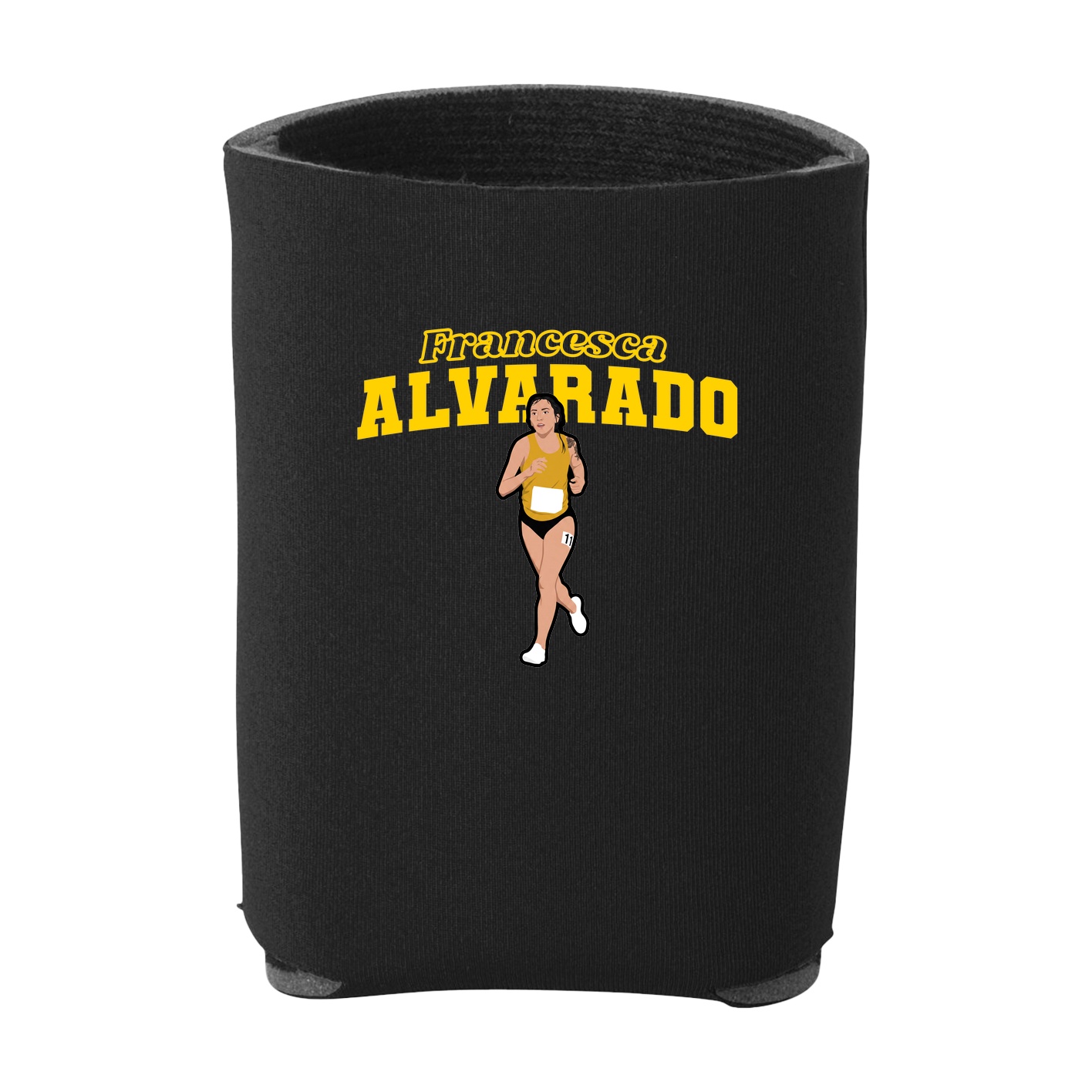 Can Holder — Name Arch in Black