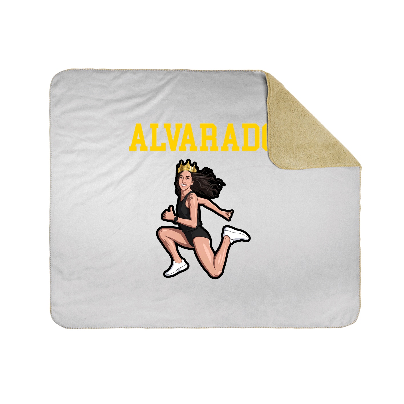 Throw Blanket — Shirsey in White