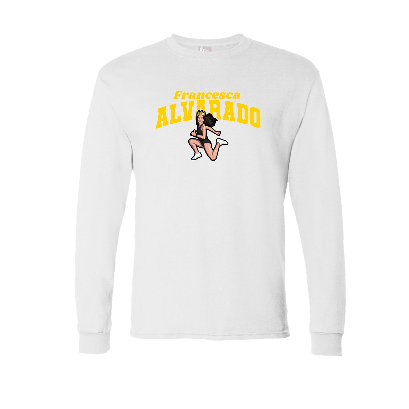 Long Sleeve Tee — Signature Arch in White