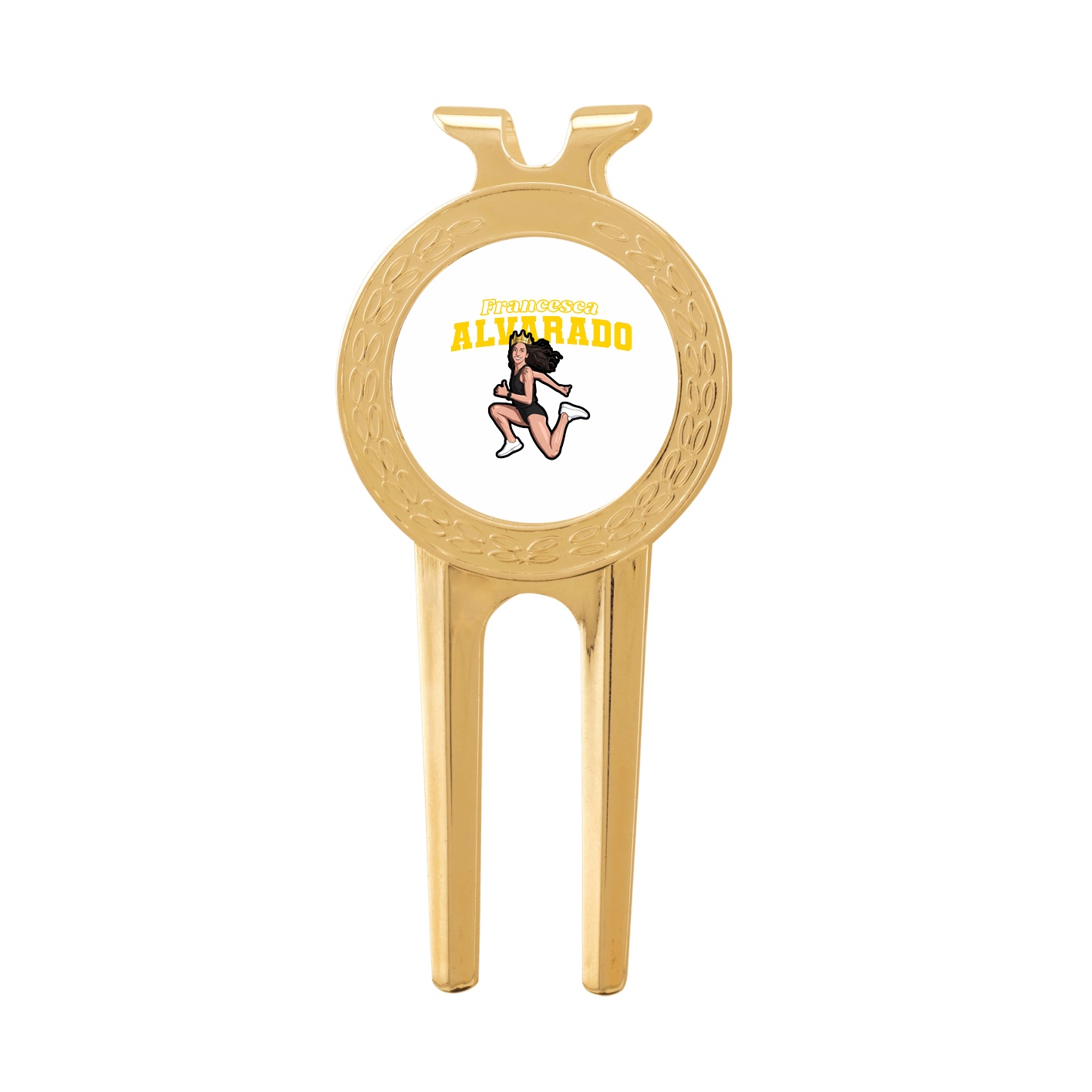 Divot Tool with Ball Marker — Name Arch in Classic