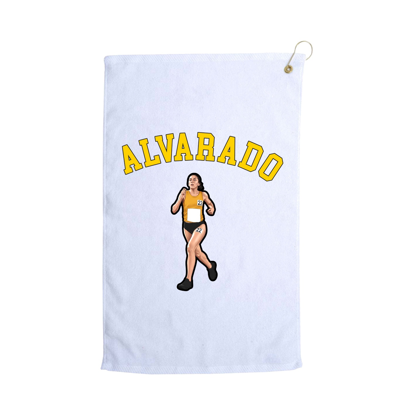 Golf Towel — Shirsey Arch in White